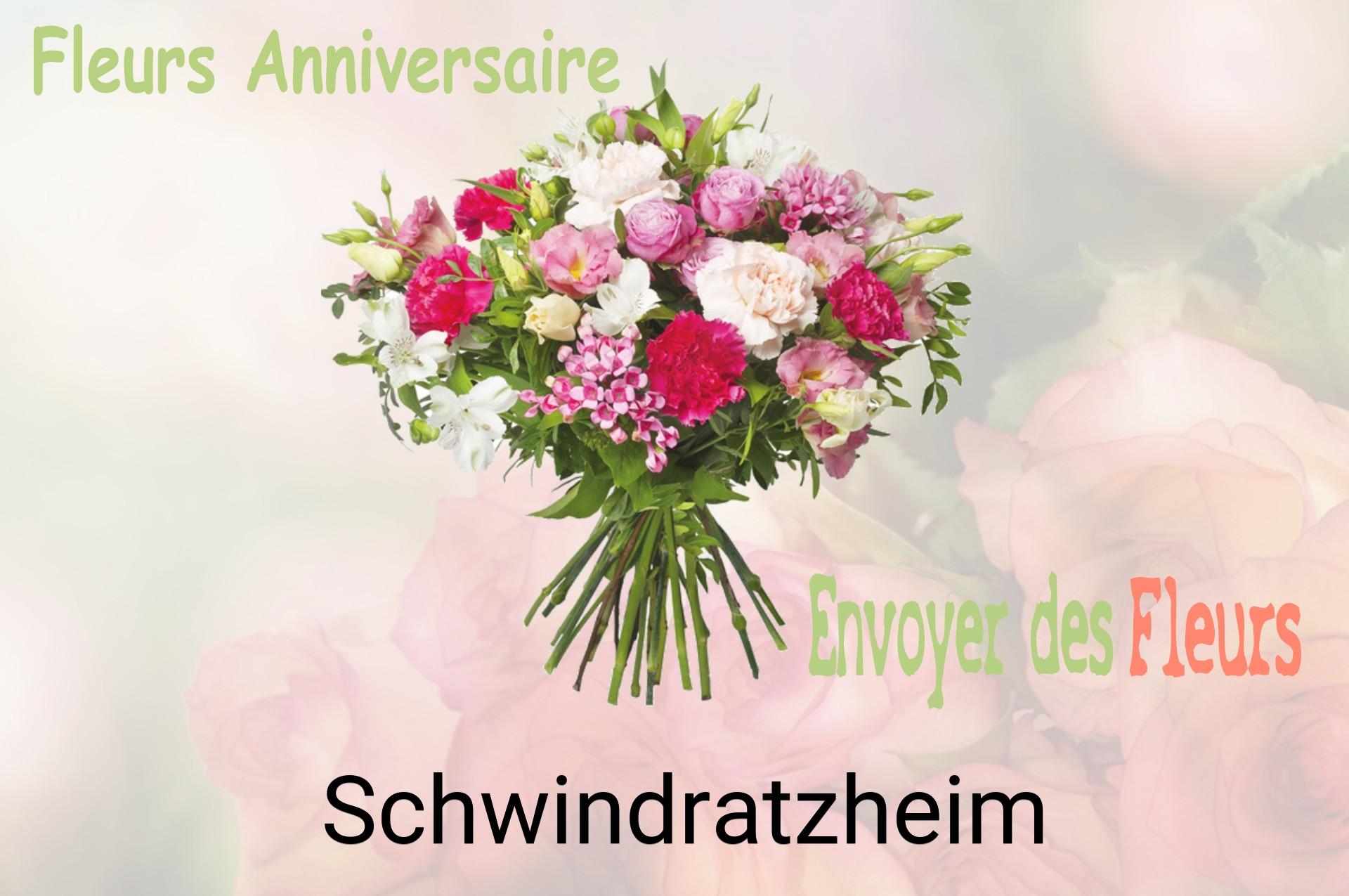 Bouquet de fleurs d’anniversaire livré à Schwindratzheim