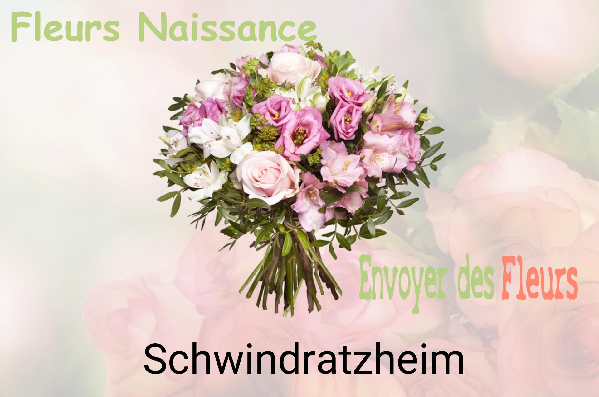 Bouquet de fleurs de naissance livré à Schwindratzheim
