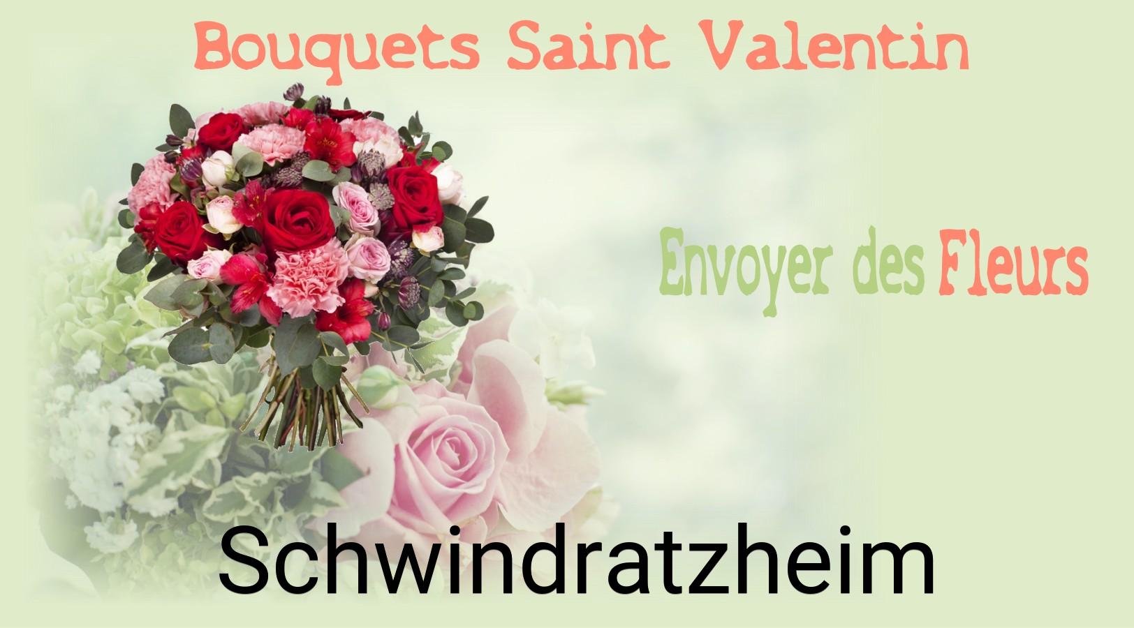Roses de Saint-Valentin livrées à Schwindratzheim